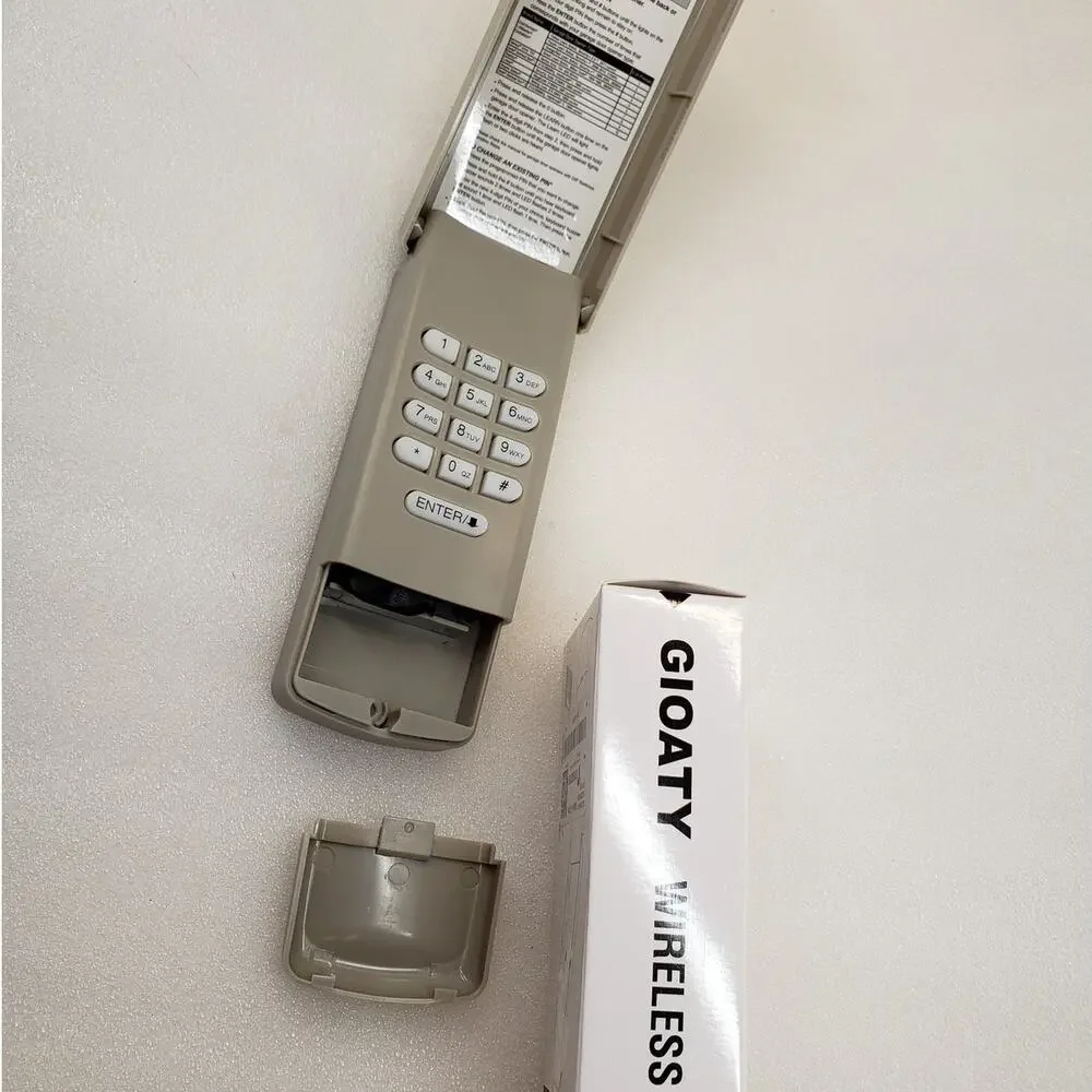 GIOATY Universal Wireless Garage Door Keypad (Keyless Entry System)